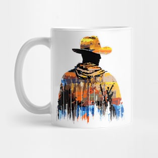 American Cowboy Western Country Tradition Culture Abstract Mug